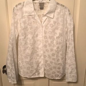 Sigrid Olsen Sheer Blouse